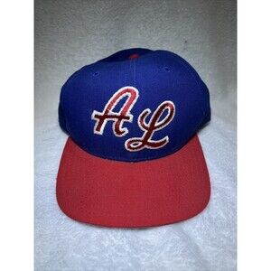 VTG American League AL New Era Dupont Cap Hat SnapBack Red Blue USA